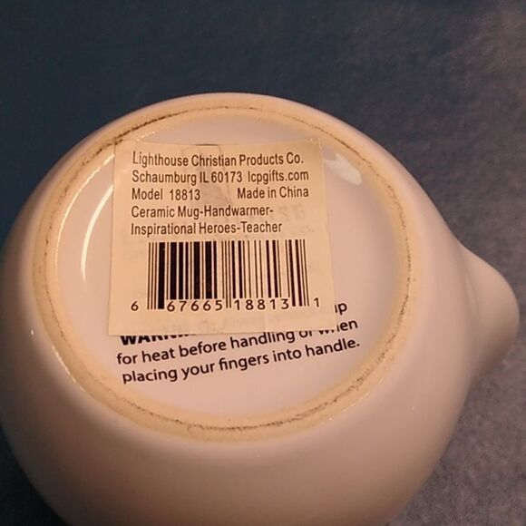 Lighthouse Christian Products Ceramic Mug Hand warmer Inspirational Heros - Picture 2 of 5